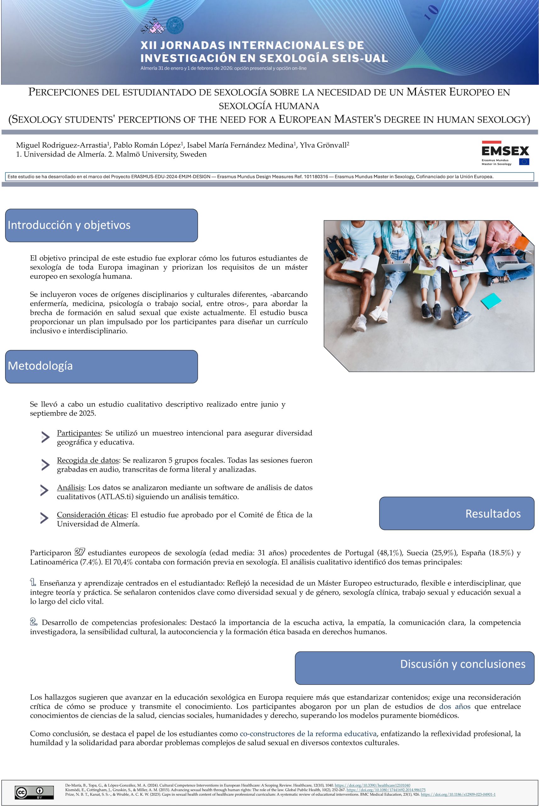 Poster estudiantes EMESEX